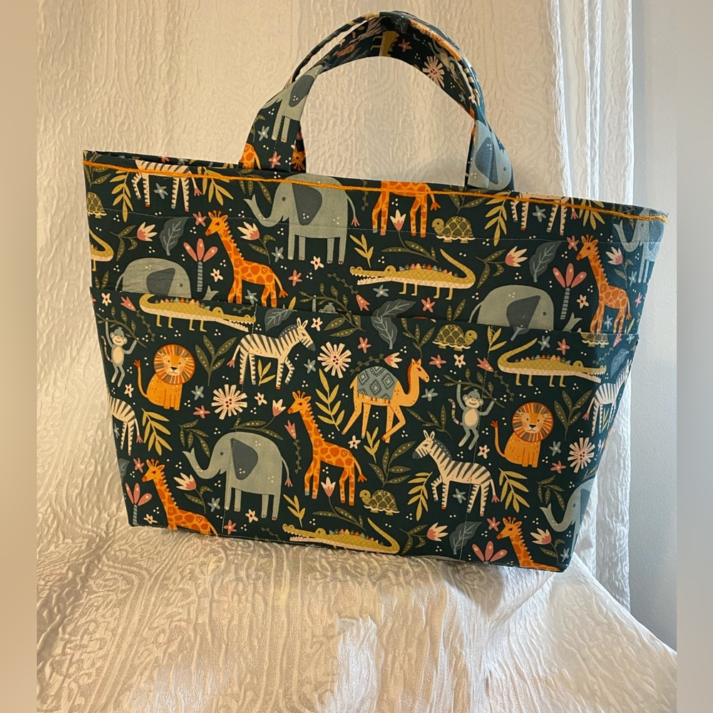 Handmade Kids Print Tote